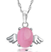 High Quality Cat's Eye Angel Egg Pendant Valentine's Day Hypoallergenic Jewelry - Minihomy