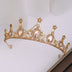 Champagne Rhinestone Crown Headband - Minihomy