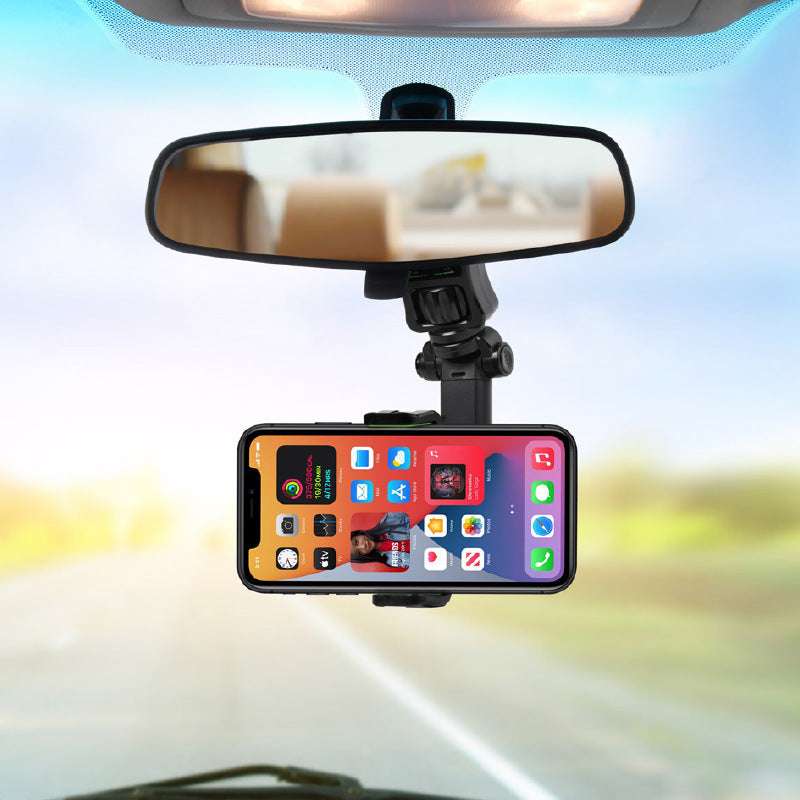 Car Mobile Phone Holder Rear View Mirror Bracket AR Navigation Pillow - Minihomy