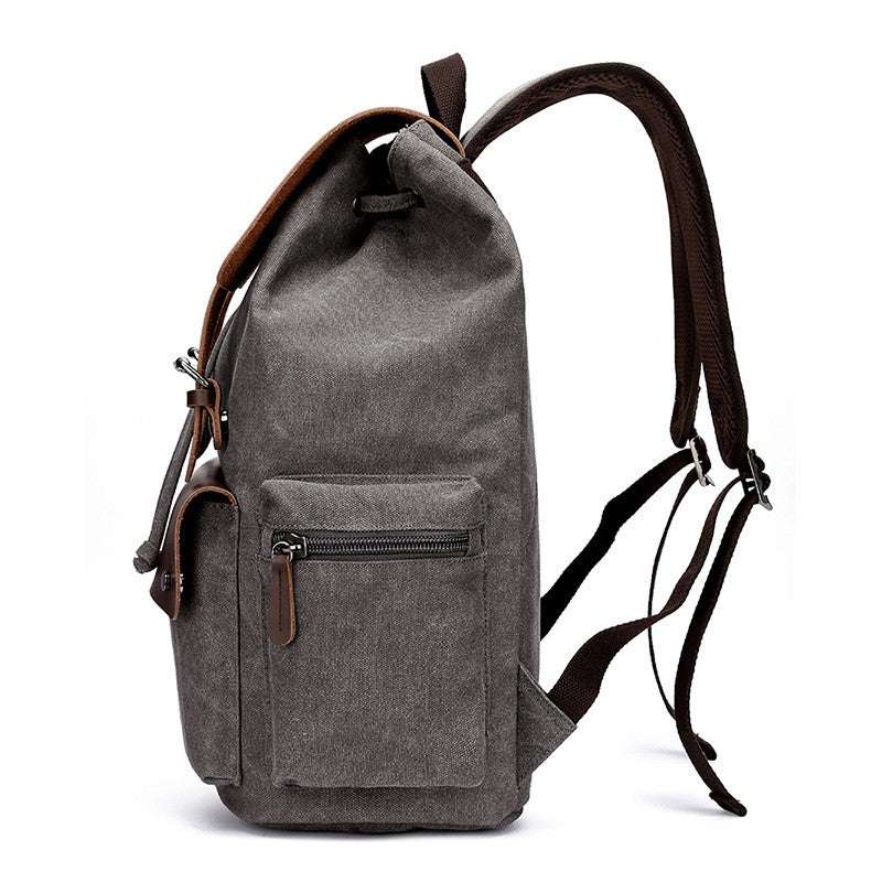 Men's Canvas Casual Backpack Laptop Bag - Minihomy