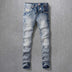 European And American Ripped Men's Jeans - Minihomy