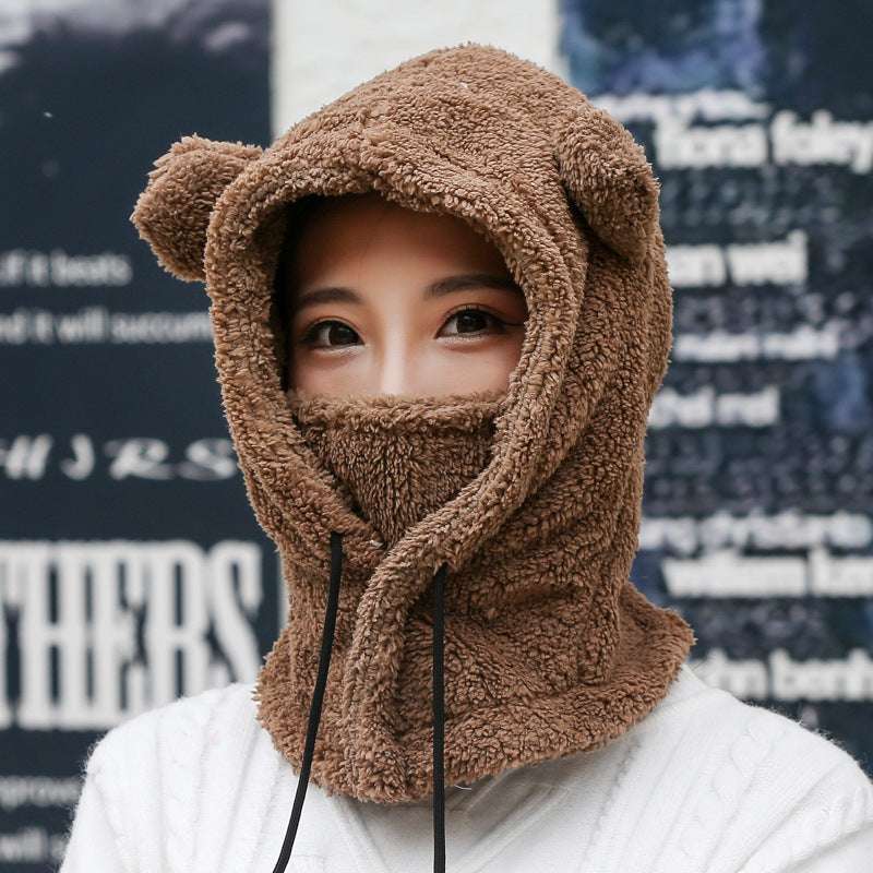 Bear Ears Scarf Hat - Minihomy