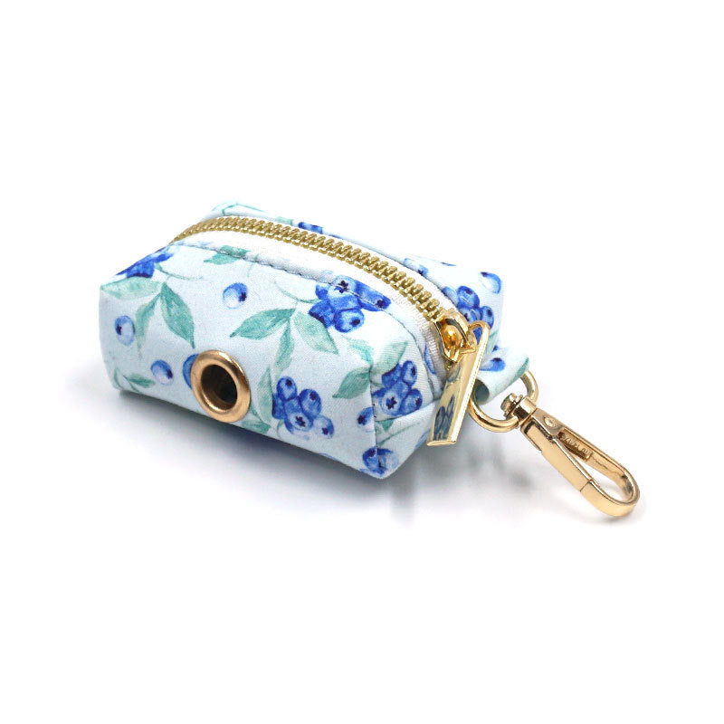 Cute Blueberry Print Pet Out Chest And Back Leash Set - Minihomy