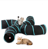 Pet Cat Toy Collapsible Tunnel S-type Four-channel Tent - Minihomy