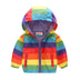 Hooded jacket with print pattern for kids - Minihomy