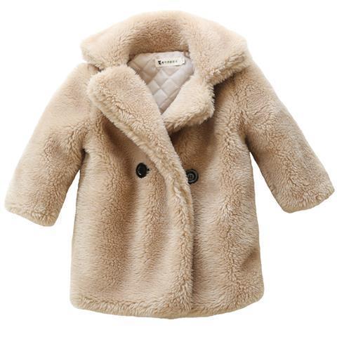 Big Kids Fur Coat for Autumn and Winter - Minihomy