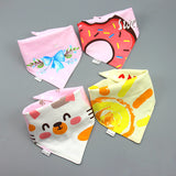 Baby saliva towel Baby Bibs Triangle Double Cotton Bandana Bibs Baby Boys Girls - Minihomy