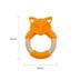 Baby Silicone Wood Ring Fox Baby Teether Molar Stick Toy - Minihomy