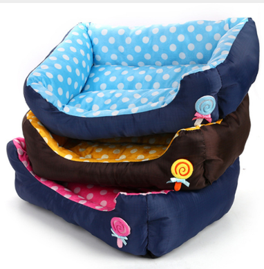 Warm wave pet dog sofa bed cat litter lollipop Teddy dog kennel