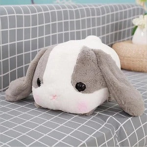 Lop rabbit pillow cartoon plush head rabbit - Minihomy