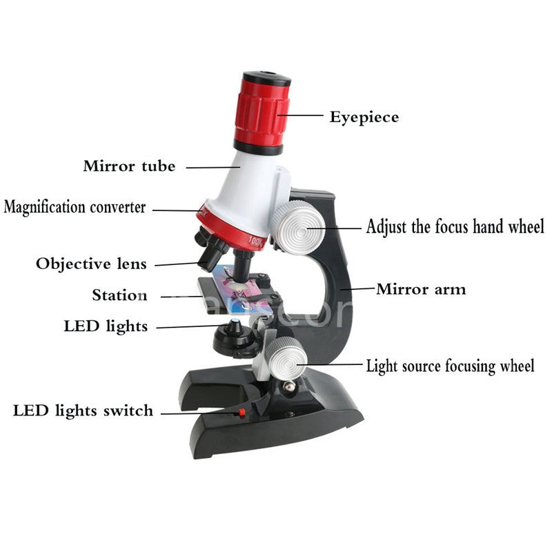 Child Biological Science and Education Microscope - Minihomy