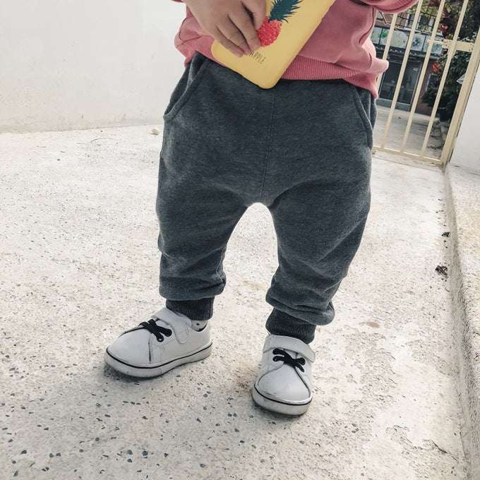 Children's casual sweatpants baby cartoon loose trousers - Minihomy