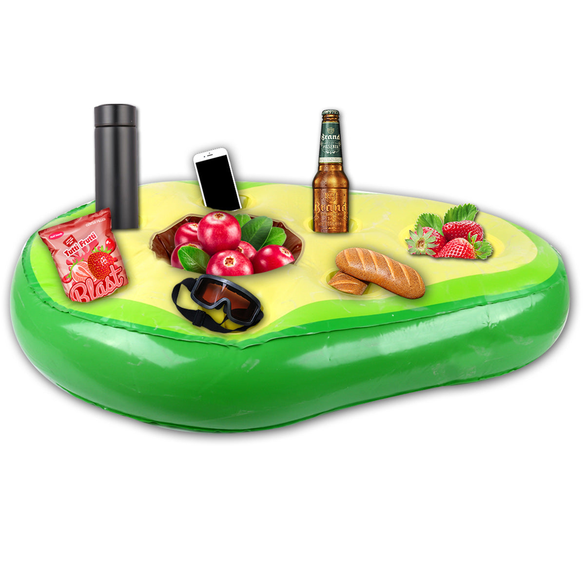 Summer Inflatable Float Beer Drinking Cooler Table Water Play Float Beer Tray Party Bucket Cup Holder For Swimming Pool Party - Minihomy