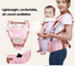 Multifunctional breathable baby carrier ergonomic baby slingshot adjustable belt newborn baby travel strap mother waist back stool - Minihomy