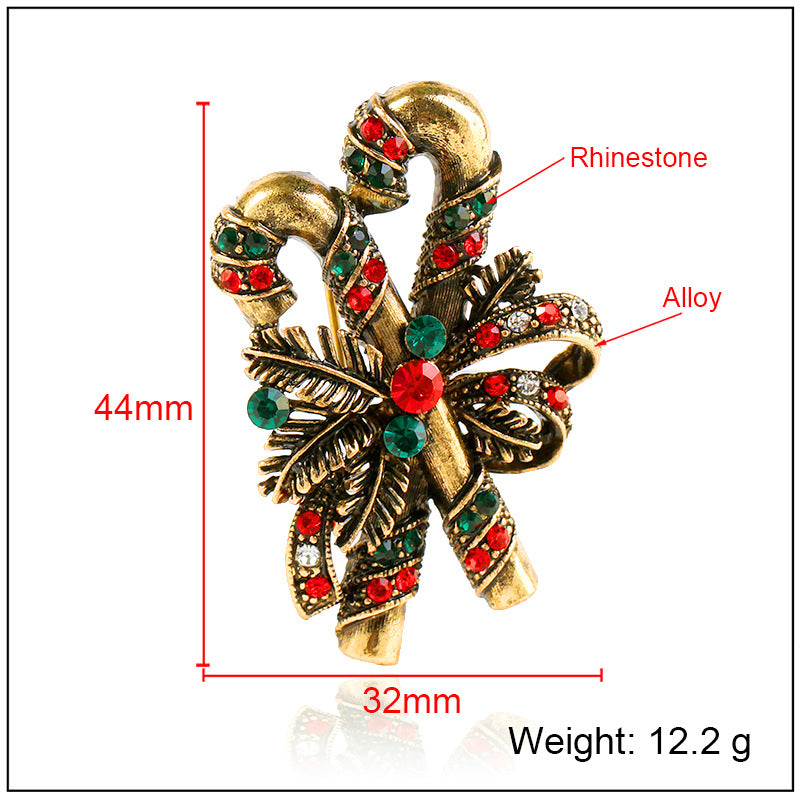 Christmas suit pin brooch - Minihomy