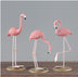 Flamingo ornament stand art statue art gift - Minihomy