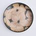 Floral round ceramic dinner plate - Minihomy