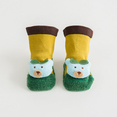 Stitching Doll Baby Floor Socks