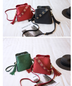 Frosted tassel bucket bag of the wild shoulder messenger bag - Minihomy