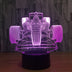 3D light creative colorful touch charging LED visual light gift atmosphere table lamp racing - Minihomy