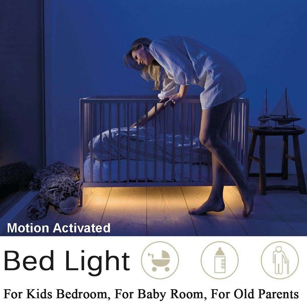 LED intelligent human body induction bed lamp belt - Minihomy