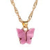 Clavicle Chain Alloy Butterfly Necklace - Minihomy