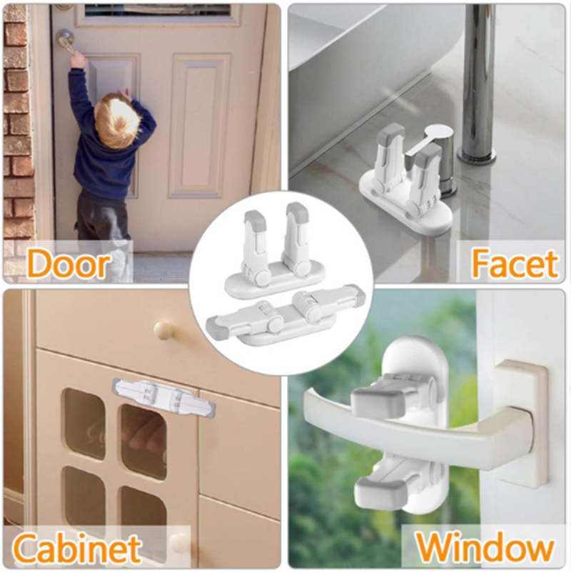 Multi-function Door Handle Lock Anti-baby Pet Clip Hand Lock - Minihomy