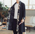 Casual Stitching Printed Linen Cloak Windbreaker: Your Ultimate Youth Fashion Statement - Minihomy