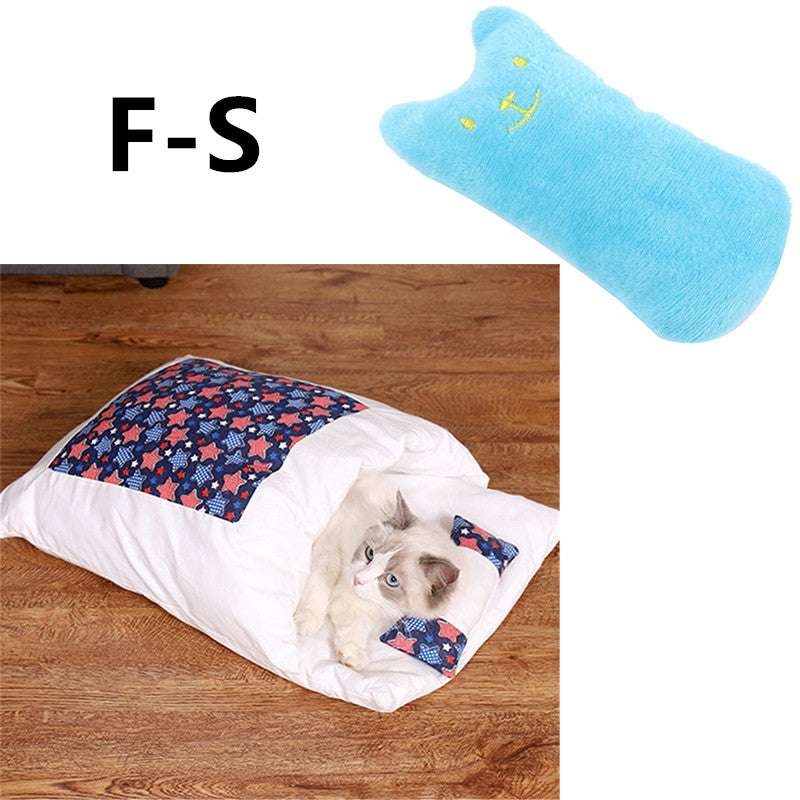 Cat Litter Winter Warm Closed Removable And Washable Quilt - Minihomy