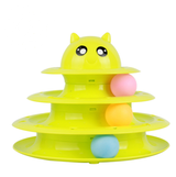 Cat toy turntable ball three-layer cat tower - Minihomy