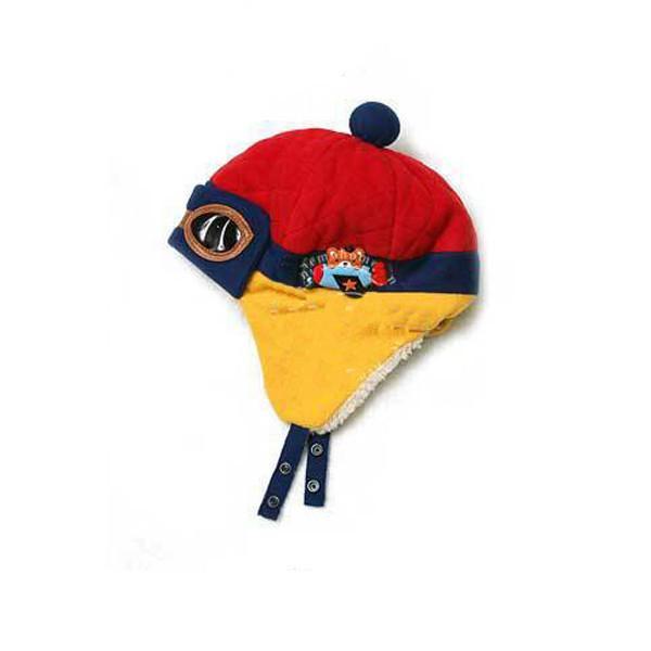 Cool Baby Hats Boys Girls Pilot Aviator Hat Winter Cotton Warm Ear Cap - Minihomy