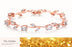 Plated crystal ladies bracelet - Minihomy