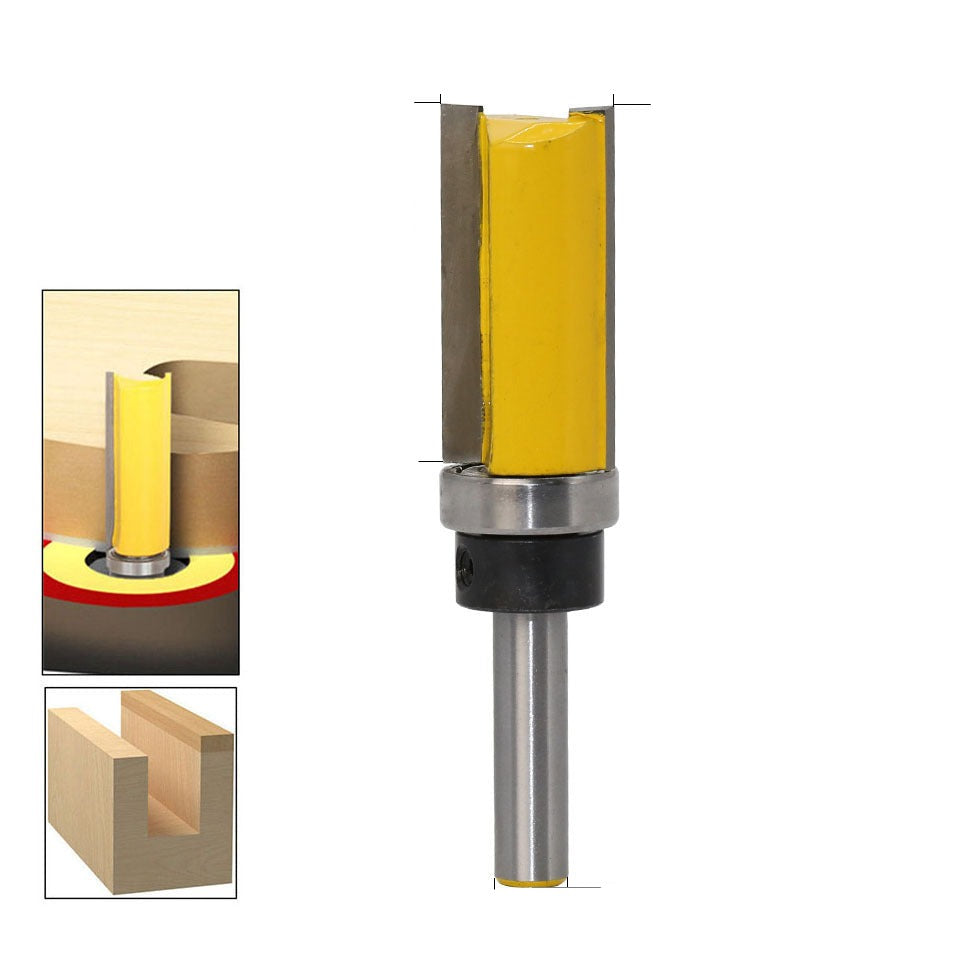 Straight edge copy milling cutter