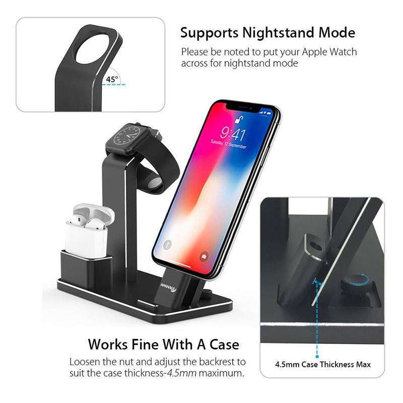 4 IN 1 AIRPODS CHARGING DOCK HOLDER - Minihomy