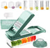 12 In 1 Manual Vegetable Chopper Kitchen Gadgets Food Chopper Onion Cutter Vegetable Slicer - Minihomy