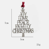 Metal Snowman Pendant Christmas Home Decoration - Minihomy