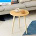 Creative Nordic Wood Low Round Coffee Table - Minihomy