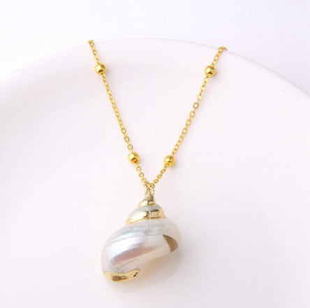 Phnom Penh Conch Shell Necklace - Minihomy