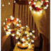 Multicolor Christmas Pendant LED Light String Wreath Package Decoration - Minihomy