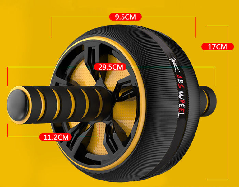 Large Silent TPR Abdominal Wheel Roller - Minihomy