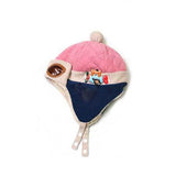 Cool Baby Hats Boys Girls Pilot Aviator Hat Winter Cotton Warm Ear Cap - Minihomy