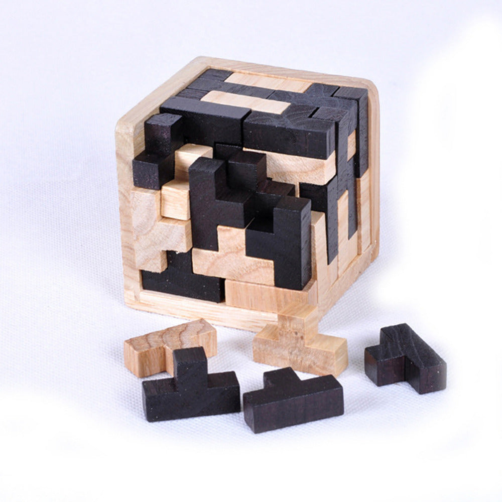 Creative 3D Puzzle Luban Interlocking Wooden Toy Early Educational Toys Puzzles - Minihomy