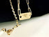 18k gold angel clavicle chain - Minihomy