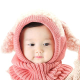 Kids Baby Winter Cotton Knitted Fur Pom Cute Children Hat - Minihomy