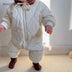 Baby Padded Quilted Jumpsuit Outing Clothes - Minihomy