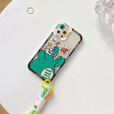 Cute Graffiti label tide Crocodile Case for iphone - Minihomy