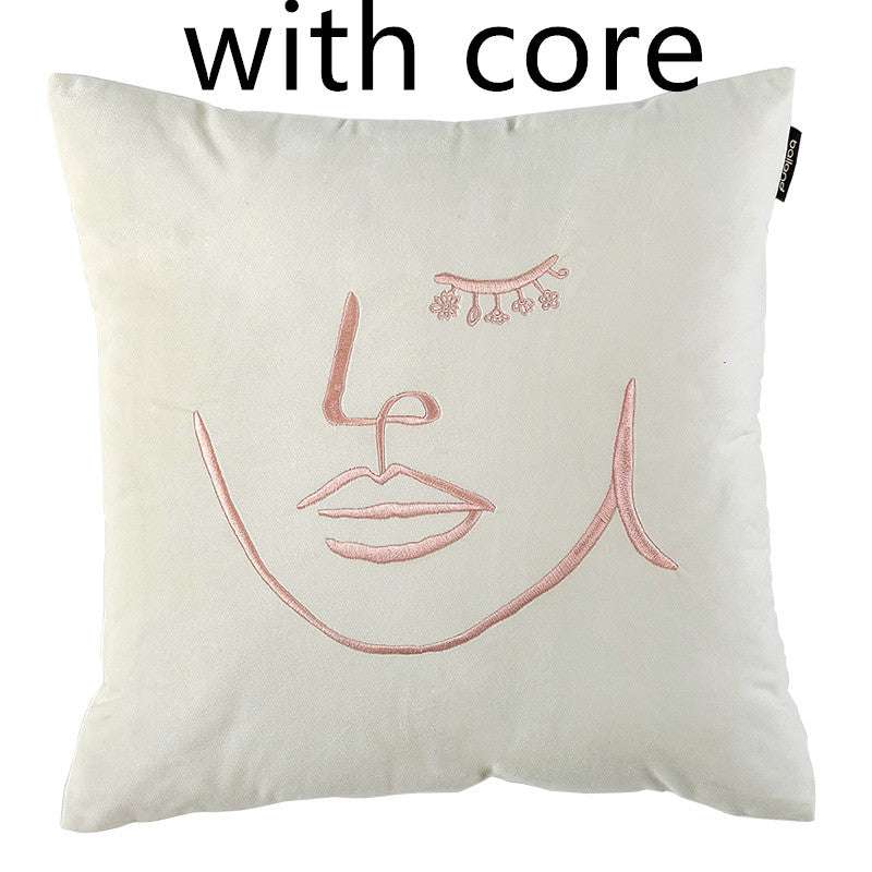 Pillow Sofa Cushion Back Pillow Case Core Waist Pillow - Minihomy