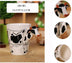 Festival gift Ceramic coffee milk tea mug 3D animal shape Hand painted Cow cup - Minihomy