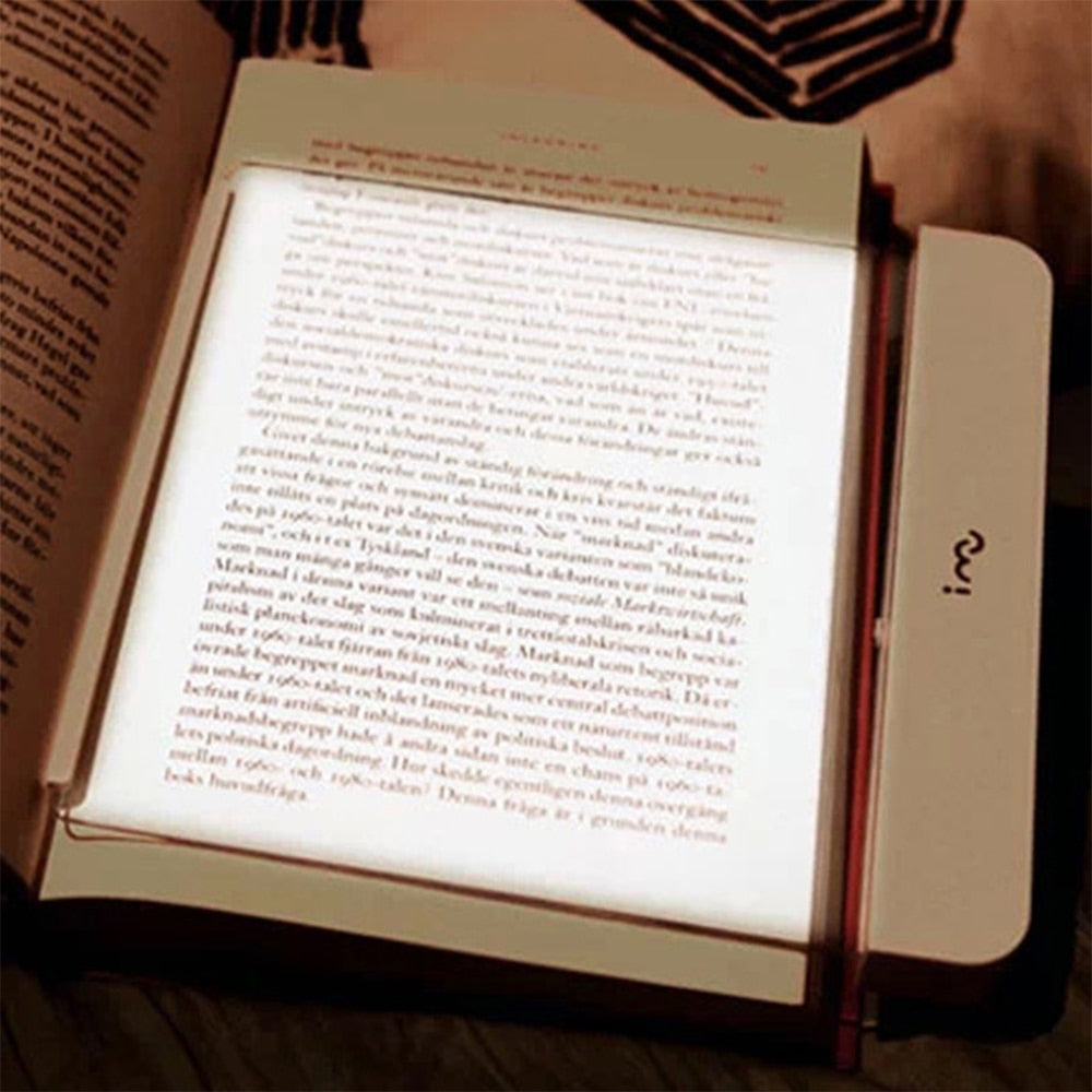 Dimmable LED Panel Book Reading Lamp Eye Protection Learning Book Lamp Acrylic Resin For Night Reading - Minihomy