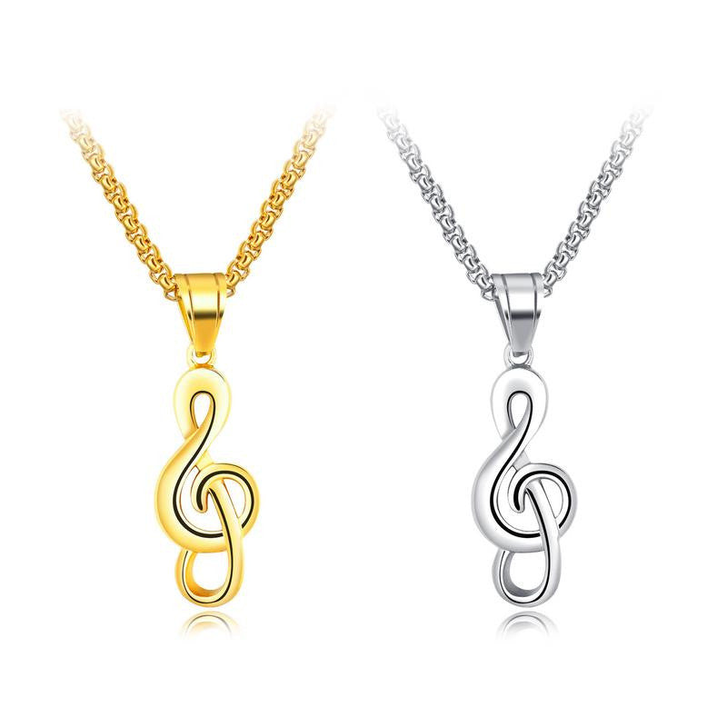 Music symbol necklace - Minihomy